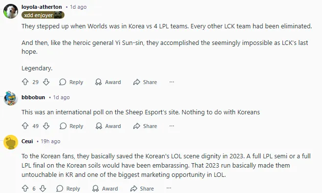 wellbet官方网站-外网议韩国阵容投票：ZOFGK在23年挽回了韩国LOL的尊严